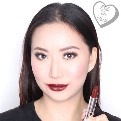 burgundy lipstick reviews.